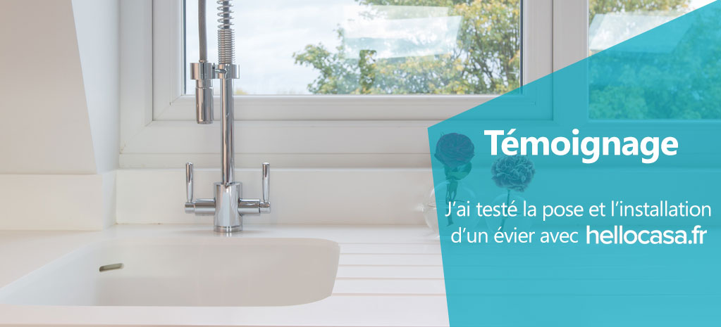 témoignage : remplacement d'évier