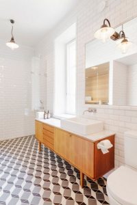 Lámpara de pared Cuarto de baño vintage