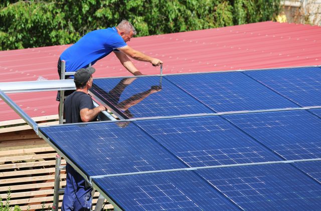 installation de panneaux solaires
