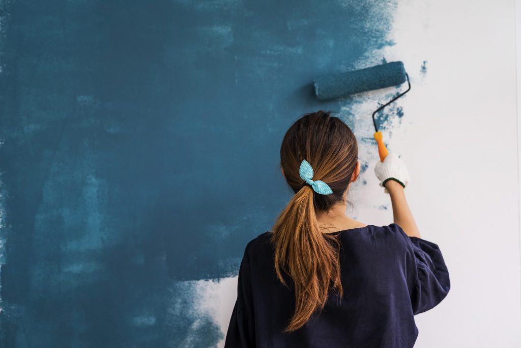 Peinture en revêtement de murs