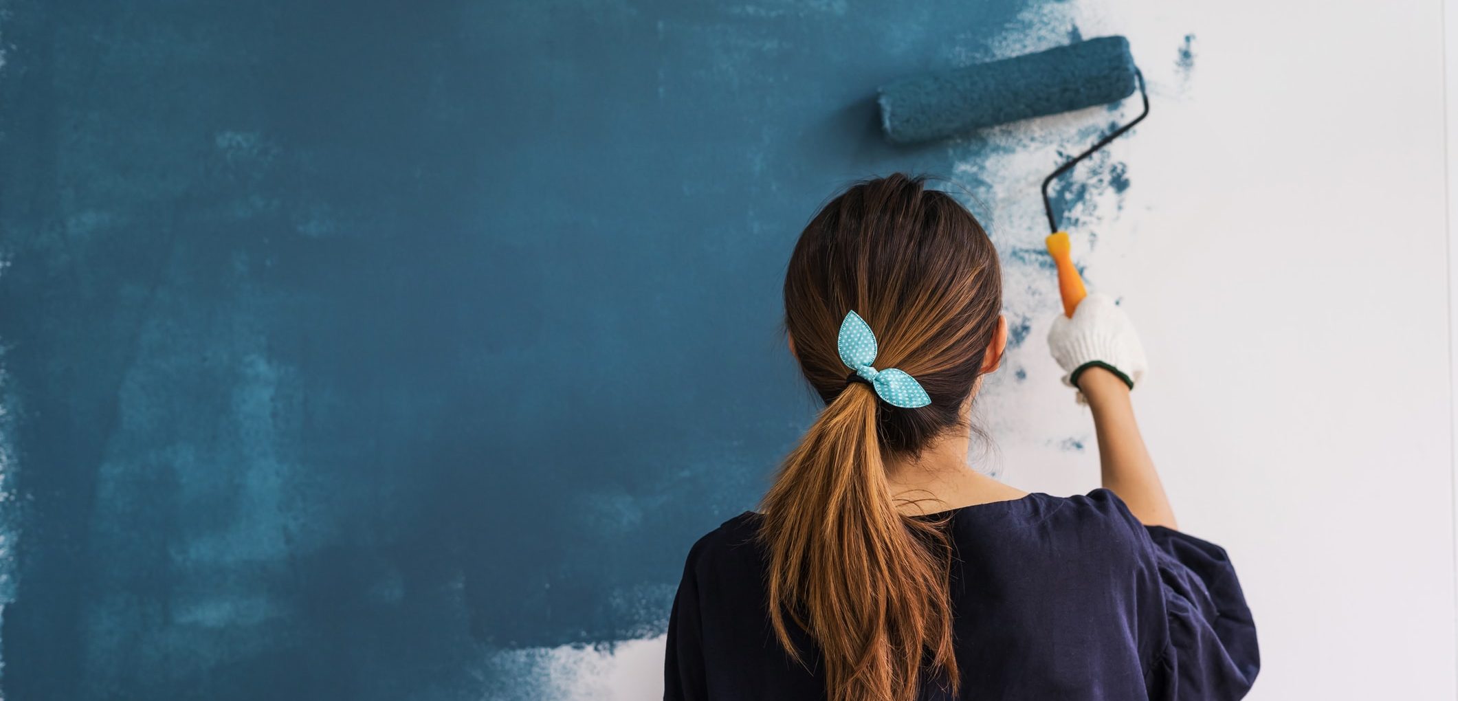 peinture en revêtement de murs