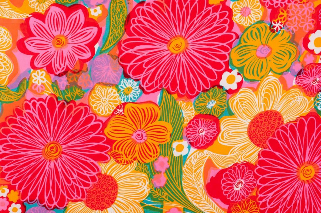 papier-peint-motif-floral