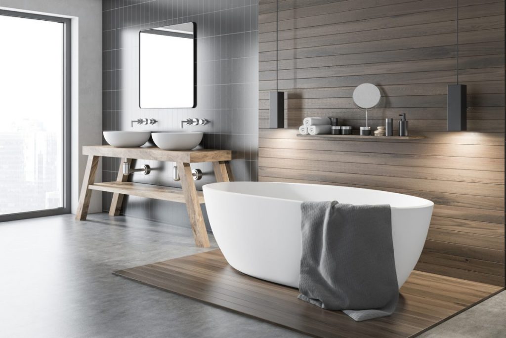 salle de bain chic scandinave