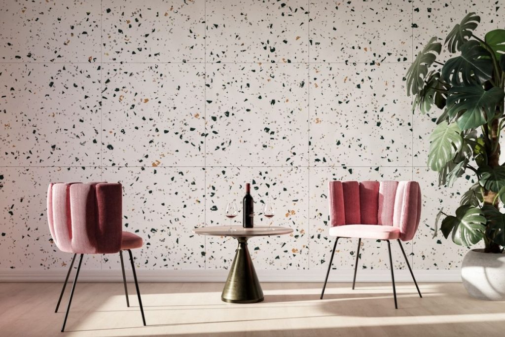 mur en terrazzo