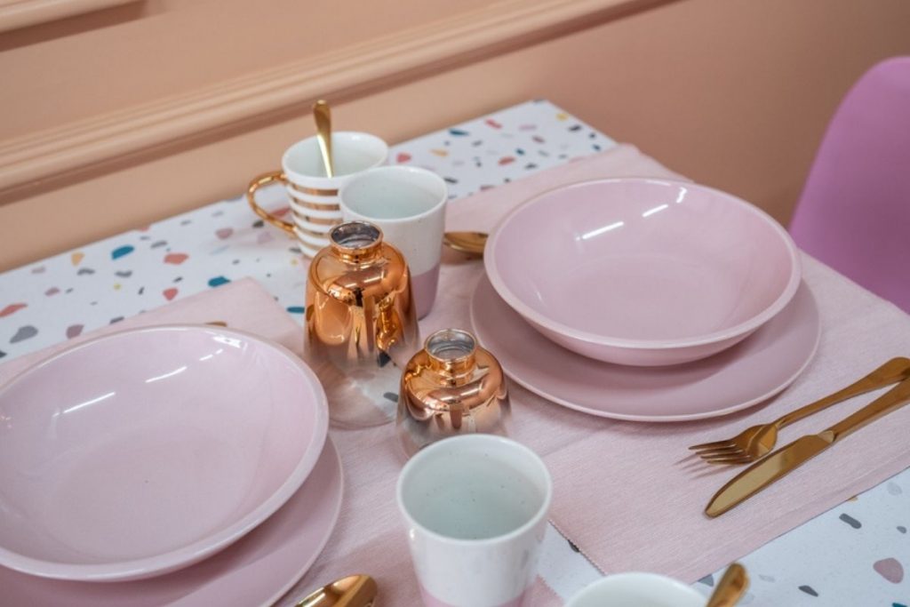 table en terrazzo