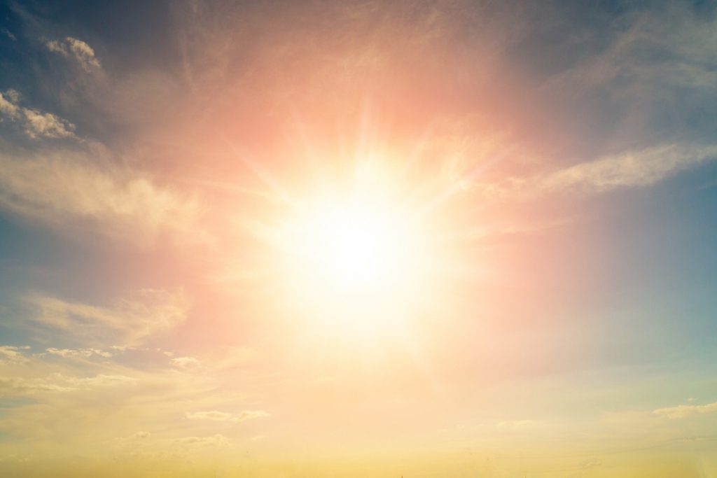 soleil chauffe