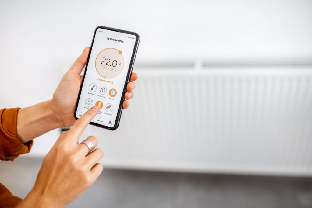 programmation radiateur electrique connecte depuis smartphone